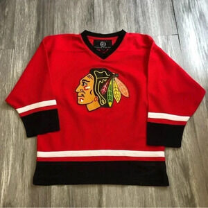 Chicago Blackhawks NHL Hockey‎ Jersey Youth Kids Size XL Relaxed fit